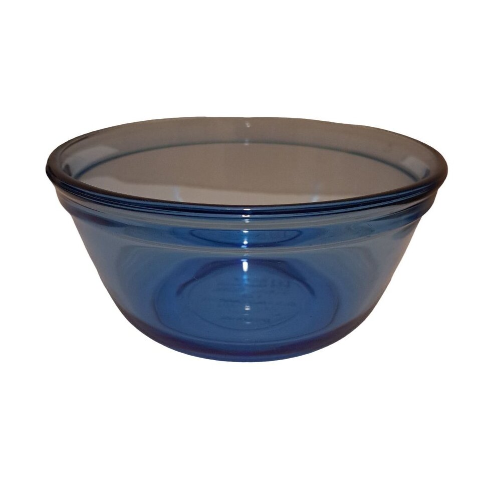 Anchor Hocking Cobalt Blue Mixing Bowl 1 Qt USA Glass